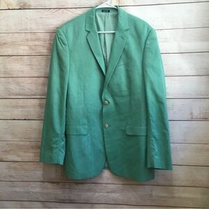 SADDLEBRED BLAZER IN MINT GREEN‎